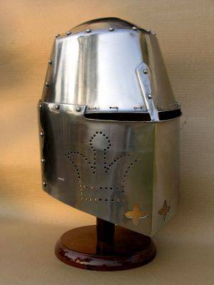 14th Century Great Helm 14 gauge