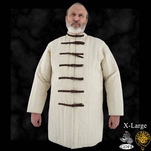 Gambeson, X-Large, Natural, Buckle closure