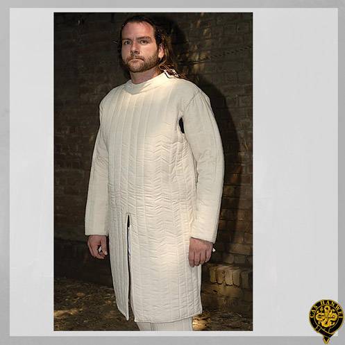 Closed Front Gambeson, Large, Natural
