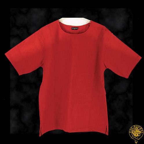 15th Century Shirt Wool-Red, XL