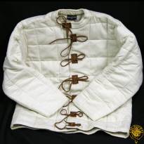 Arming Jacket, XX-Large, Natural, Leather Tie Closure