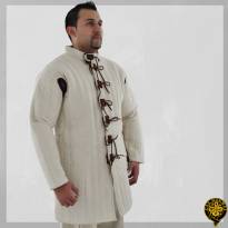 Gambeson, X-Large, Natural, Leather Tie Closure