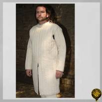 Closed Front Gambeson, Large, Natural