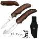 2 Pcs Elk Ridge Gut Hook Hunting Knife and Pocket Knife Set