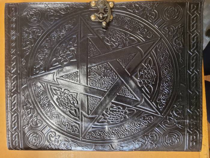 Leather Journal Book of Shadows XXL