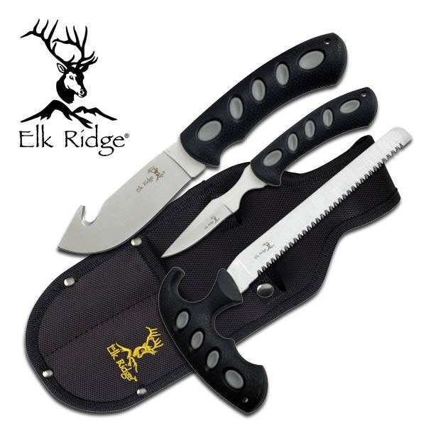 Elk Ridge Hunting Knife Set with Sheath