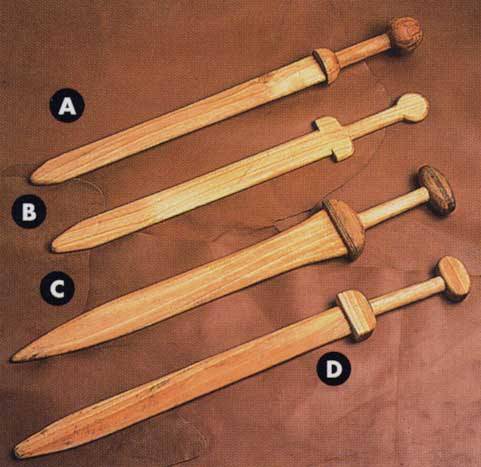 Wood Roman Sword