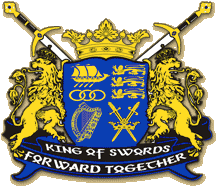 (The King of Swords coat of arms)